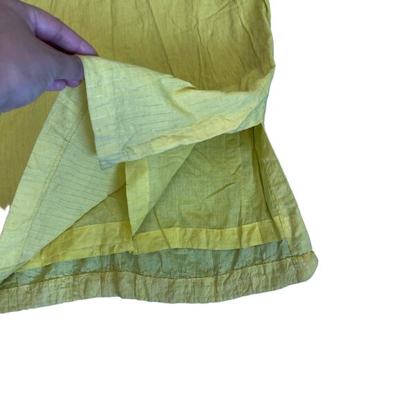 Boston Proper Women's Lightweight Turquoise Baubles Tunic top Yellow Size Medium - Picture 9 of 14